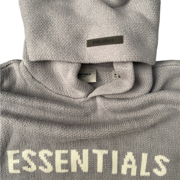 Cement Essentials Fear of God Knit Pullover Hoodie - Picture 5 of 5
